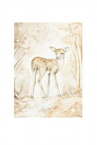 Lovely Fawn Poster 18x24cm