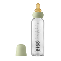 BIBS Baby Glass Bottle Complete Set 225ml Sage