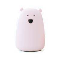 Bear Soft Silicone Lamp Large - Pink