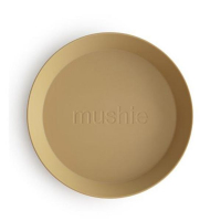 Dinnerware Round Plates, Set of 2 – Mustard