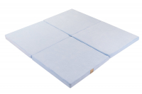 MeowBaby® Square Foam Play Mat for Children, light blue