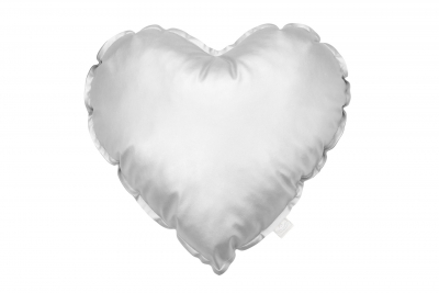 Възглавничка сребърно сърце Shiny - 1