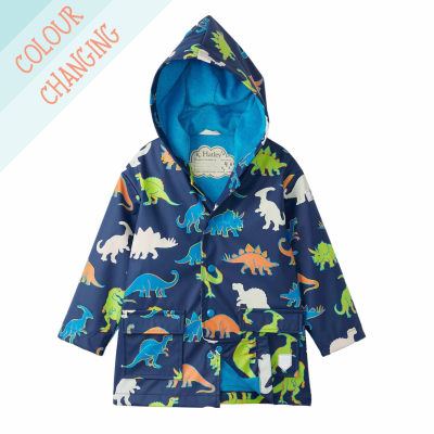 Linework Dinos Colour Changing Raincoat-5 years