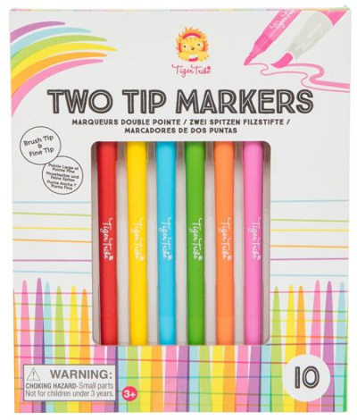 Двувърхи маркери Tiger Tribe - 10 цвята - 1
