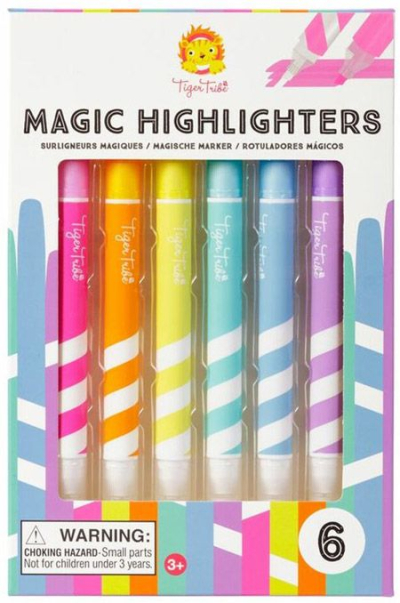 Комплект двувърхи магически маркери Tiger Tribe, - 6 цвята - 1