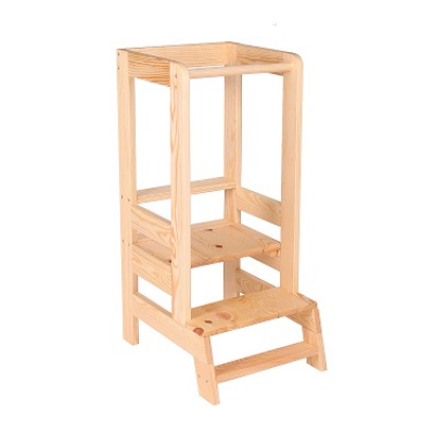 Дървено столче "Помощник в кухнята" - 1