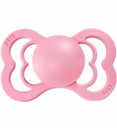 Биберон BIBS Supreme – Baby Pink, BPA-Free 0-6 - 1