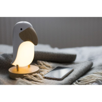 Лампа Птица Puffin- бяла