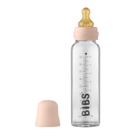 BIBS Пълен комплект стъклена бутилка 225 мл. Blush