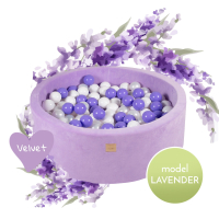 MeowBaby® Baby Foam Ball Pit 30cm, Model Lavender