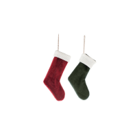 Коледен чорап - червен