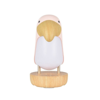 Puffin lamp & speaker - pink