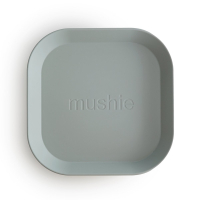 Dinnerware Square Plates, Set of 2 - Sage