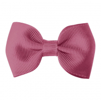 Small Bowtie Bow – Alligator Clip – Victorian Rose