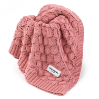 Бамбуково бебешко одеяло – Dirty Pink