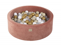 Ball Pit Marsala Red with 200 balls VELVET