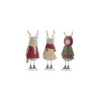 Reindeer Christmas Friends - green, 1pcs.