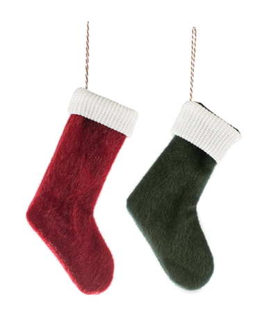 Коледен чорап - зелен,2